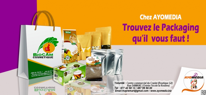 Image principale de Emballage doypack chez Ayomédia Yaoundé