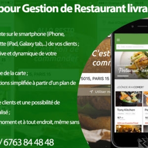 Image principale de Création d'application pour livraison de repas