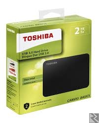 Image principale de Toshiba Disque dur Externe Portable 2 To neuf