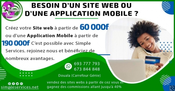 Image principale de Création d'application mobile et site web