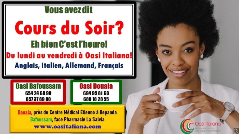 Main image of COURS DE LANGUE LE SOIR DE CHEZ VOUS