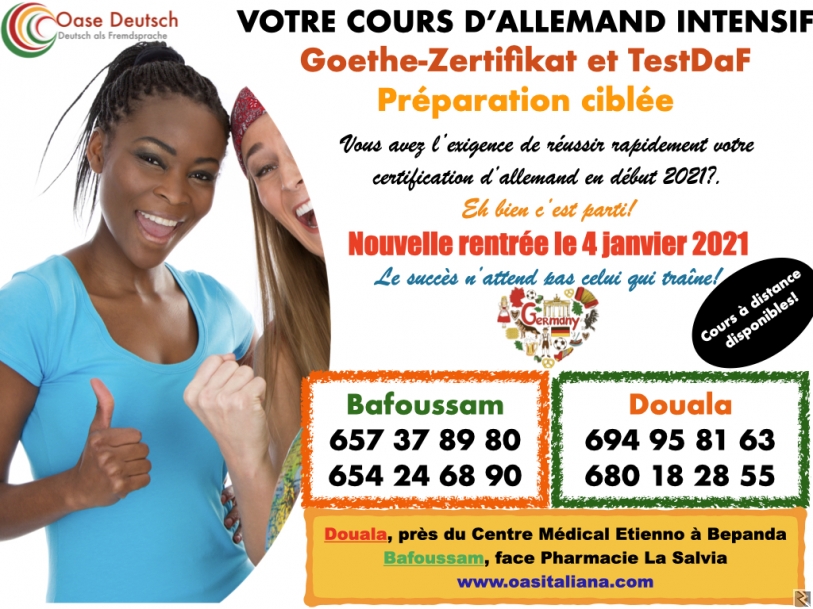 Main image of Cours allemand à  Douala et à  Bafoussam