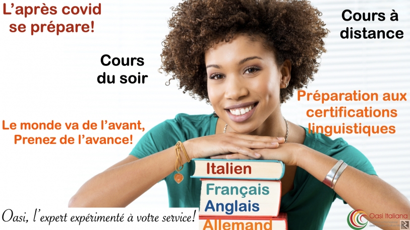 Main image of COURS DE LANGUE LE SOIR CHEZ VOUS