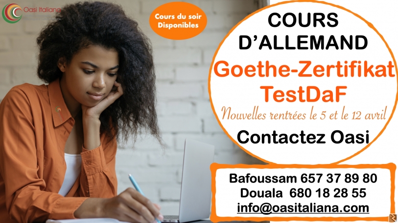 Image principale de COURS ALLEMAND A DOUALA ET A BAFOUSSAM