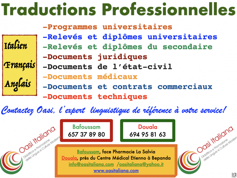 Main image of TRADUCTIONS PROFESSIONNELLES A OASI