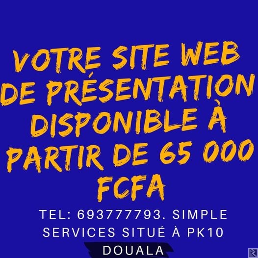 Image principale de promo création de site web
