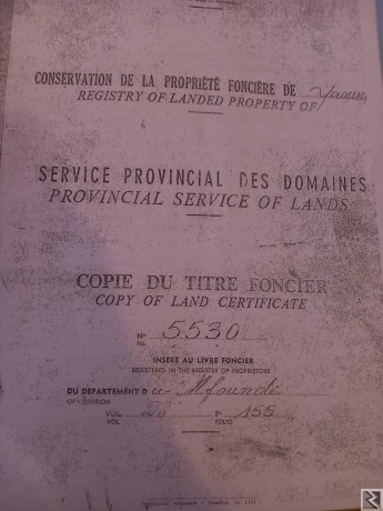 Main image of Terrain de 571m2 titré a vendre a Ngousso Total