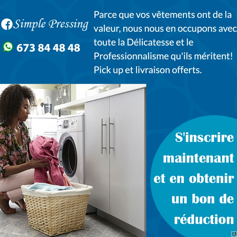 Main image of Simple Pressing votre linge à  votre porte