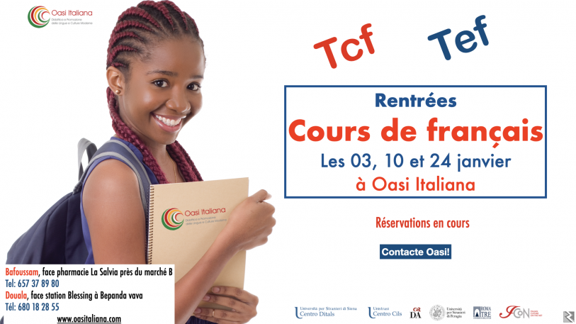 Main image of COURS DE FRANà‡AIS A OASI