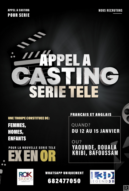 Main image of Appel a Casting pour nouvelle serie internationnal