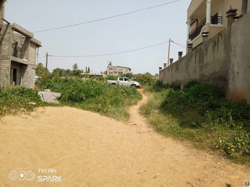 Main image of Terrain titré  à  vendre à  Emana borne fontaine