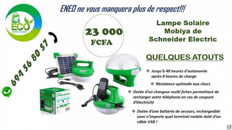 Main image of Lampe Solaire Mobiya de Schneider Electric