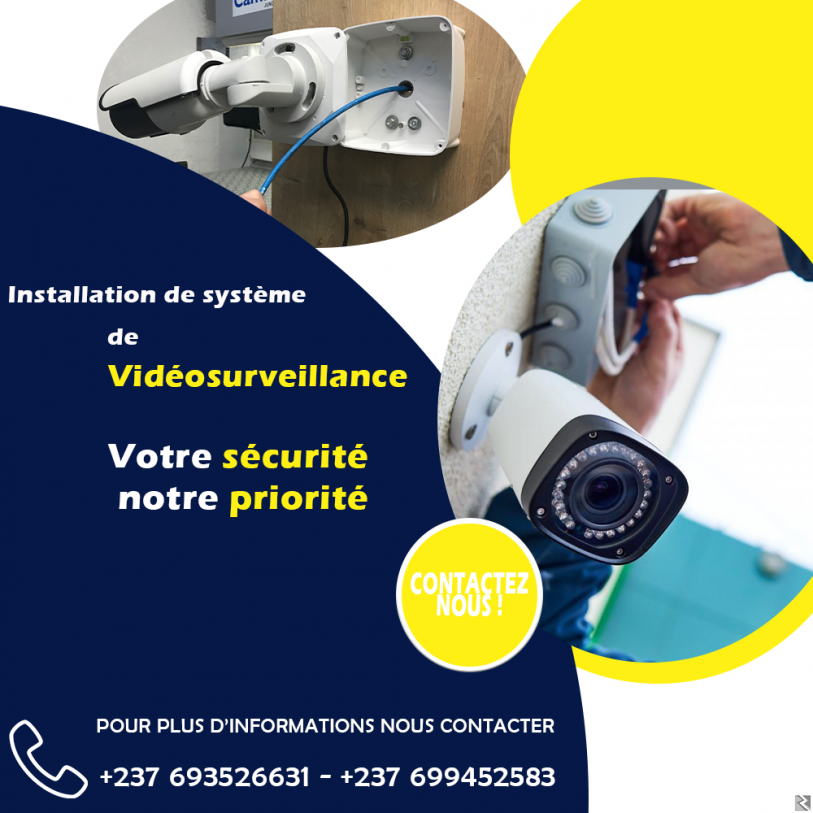 Image principale de installations informatiques et vidéosurveillances