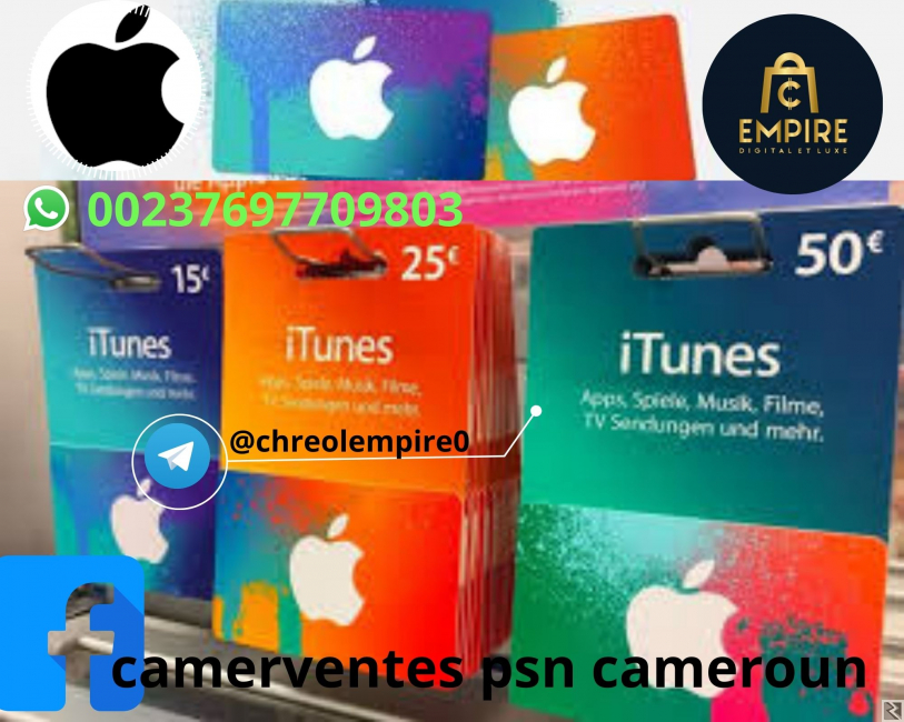 Main image of Achat de CODE PSN NETFLIX GOOGLEPLAY APPLE STORE