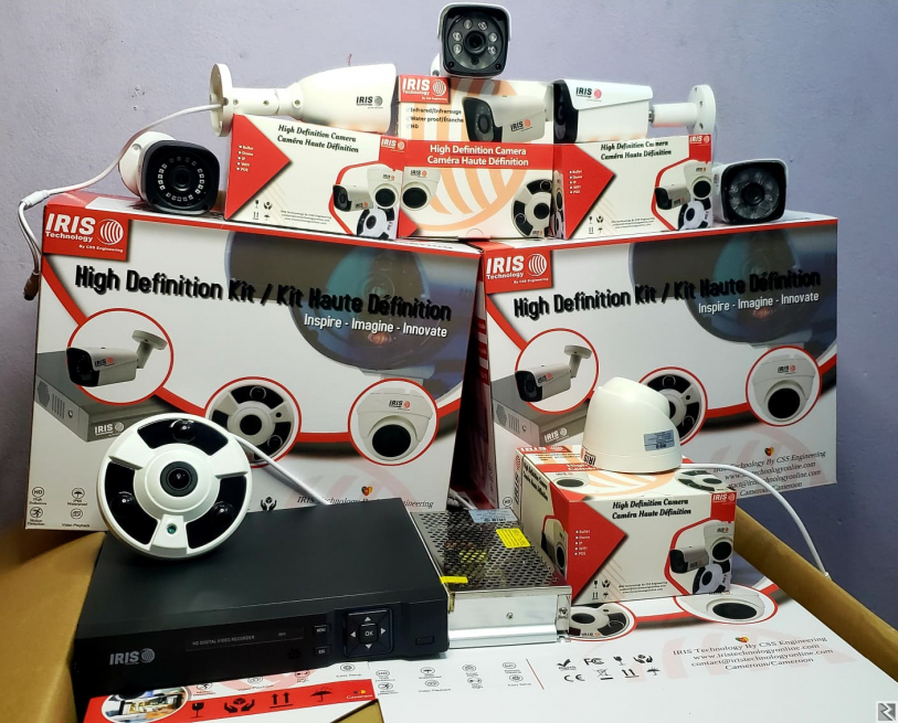 Image principale de PACK 4 CAMERAS DE SURVEILLANCE HAUTE DEFINITION