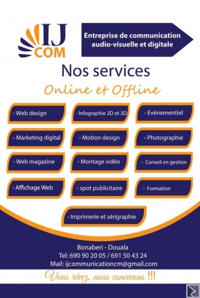 Image principale de STAGE ET RECRUTEMENT A DOUALA Dans une Agence de Communication