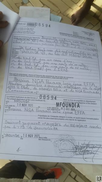 Main image of Terrain titré loti et plat à  vendre