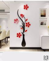 Main image of POT DE FLEUR MURAL ACRYLIQUE DECORATIF