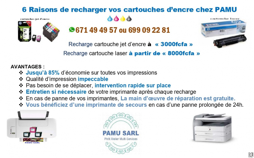 Main image of 6 Raisons de recharger vos cartouches imprimantes