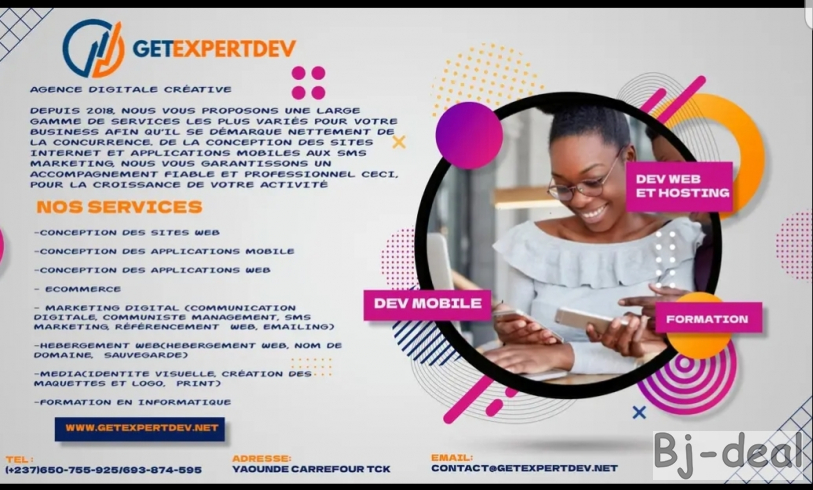 Image principale de GETEXPERTDEV offre plusieurs formations en info