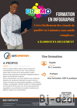 Image principale de GETEXPERTDEV offre plusieurs formations en info