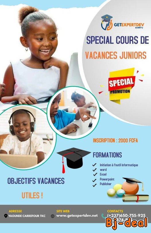 Main image of Formation spécial cours de vacances pour enfants