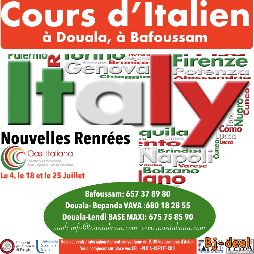 Main image of NOUVELLE RENTREE COURS ITALIEN