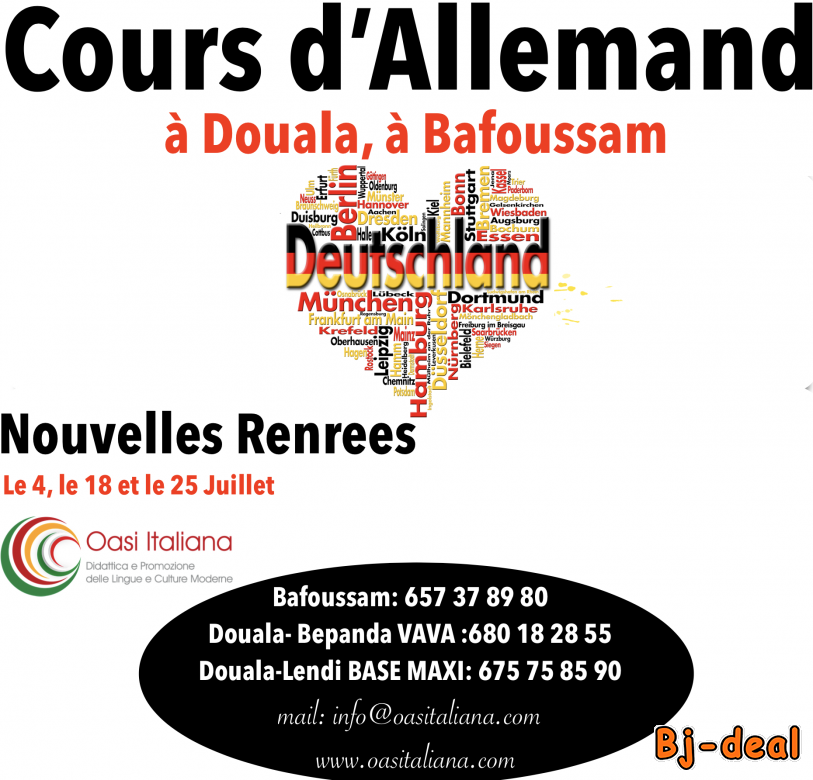 Main image of NOUVELLE RENTREE COURS ALLEMAND