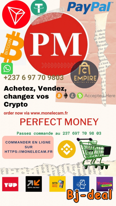 Main image of Achat vente Bitcoin  PErFECTMONEY Payeer Fiable