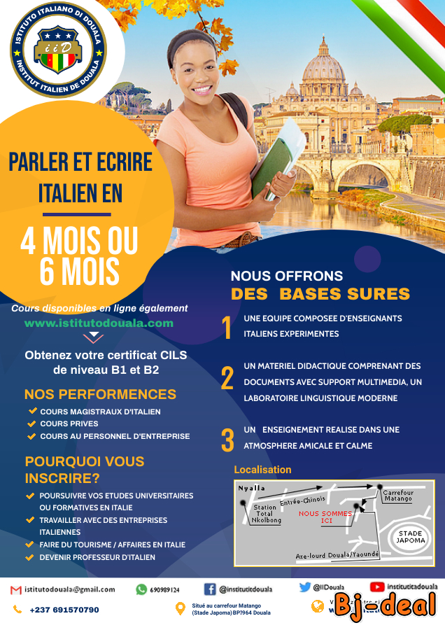 Image principale de COURS D ITALIEN YASSA DOUALA