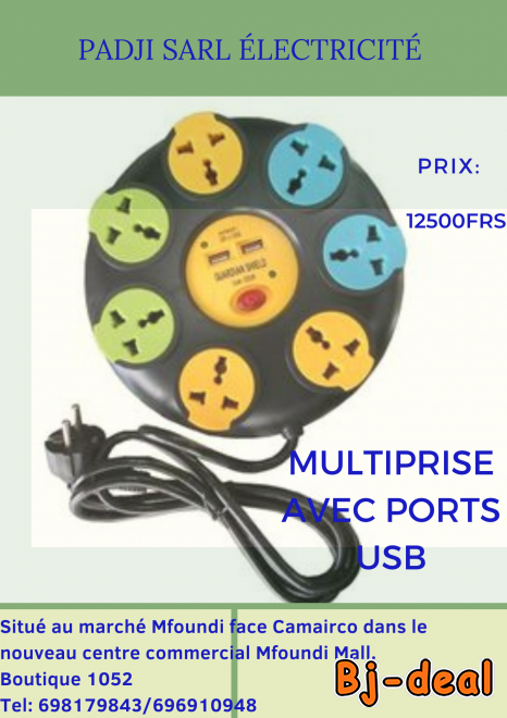 Main image of Multiprises avec ports USB