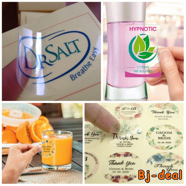 Main image of ÉTIQUETTES TRANSPARENTE CHEZ AYOMEDIA