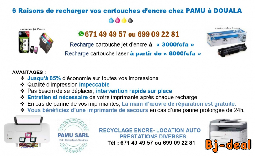 Image principale de Vos Cartouches Recyclées À Très Bas Prix