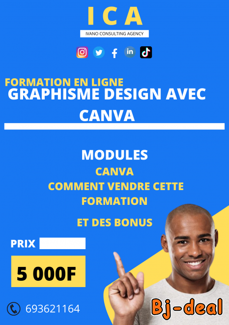Image principale de Formation en Graphisme avec CANVA
