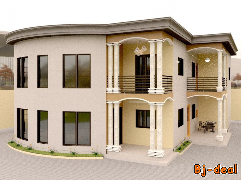 Main image of Duplex titré inachevé sur 1000m2 à vendre