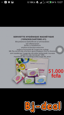 Main image of Serviette hygiènique magnétique