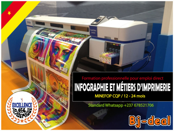 Main image of Infographie 2 et 3D et métiers d'imprimerie