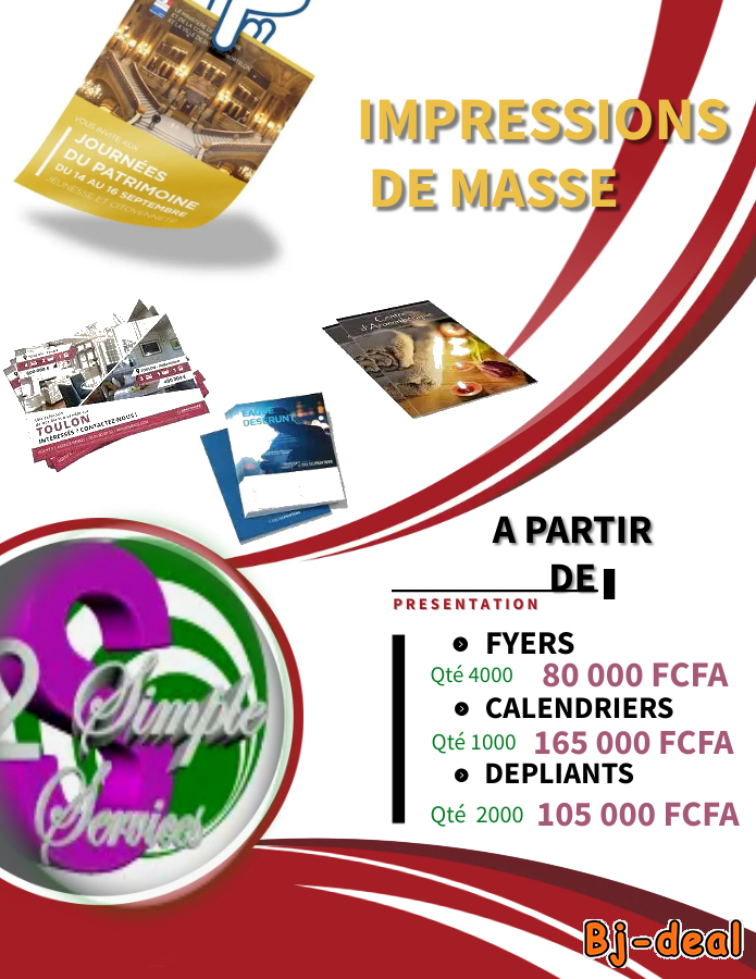 Image principale de IMPRESSION CALENDRIERSUPPORTS DE COMMUNICATION