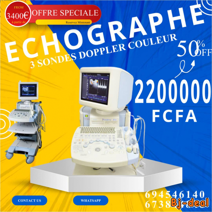 Image principale de ECHOGRAPHE COULEUR DOPLLER 3 SONDES