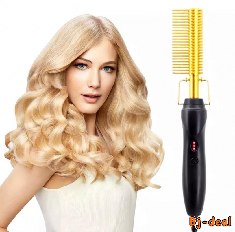 Main image of PEIGNE ÉLECTRIQUE CHAUFFANT ET LISSANT