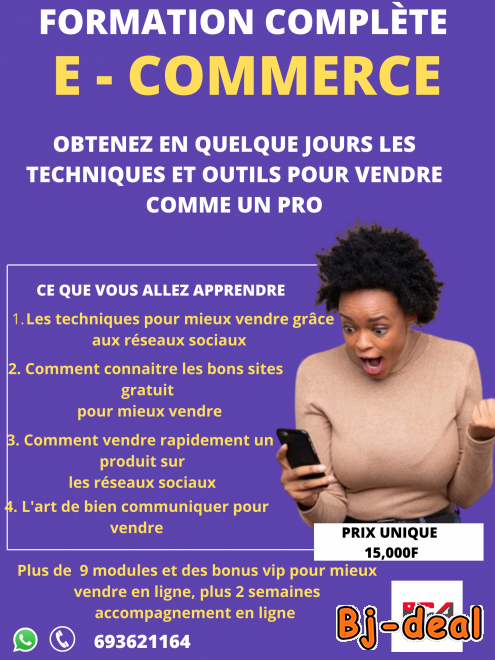 Image principale de FORMATION COMPLÈTE EN E - COMMERCE