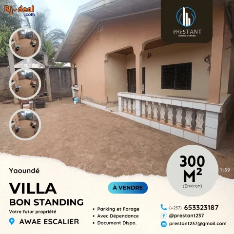 Main image — Grande Villa de 300 m avec Dépendance à vendre à Awae Escalier