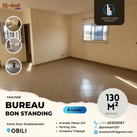 Main image — Très Vaste Bureau 4Pièces à louer à Obili en Route