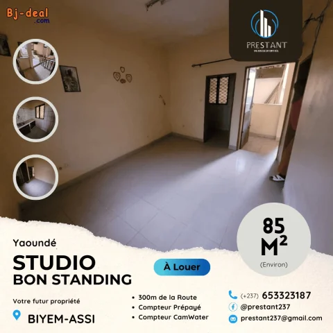 Main image — Joli Studio Bon Standing à louer à Biyem-Assi