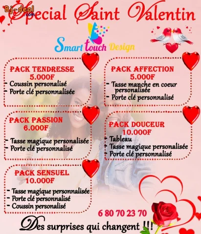 Image principale — Cadeaux Personnalisés Saint-Valentin- Smart Touch Design