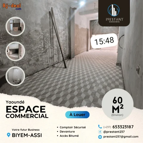 Image principale — Magnifique et Vaste Espace Commercial à louer à Biyem-Assi