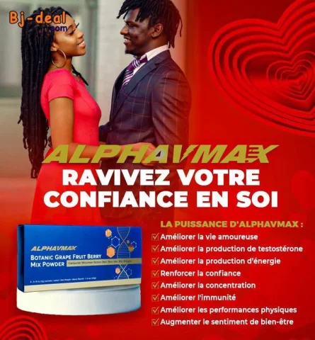 Main image — ALPHAVMAX BOISSON NATURELLE POUR LES HOMMES