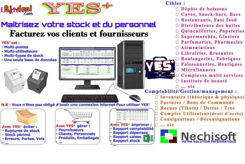 Main image — YES+ LOGICIEL DE COMPTABILITÉ ET DE GESTION MANAGÉRIALE DES ENTREPRISES