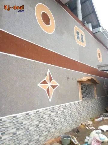 Main image — Services de décoration muraille extérieur et intérieur en granité et tyrolienne