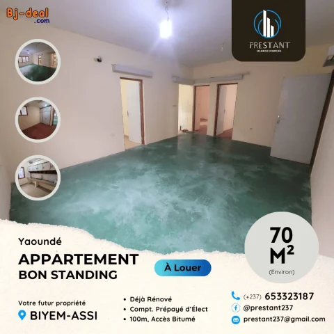 Image principale — Appartement Moderne Rénové à louer à Biyem-Assi